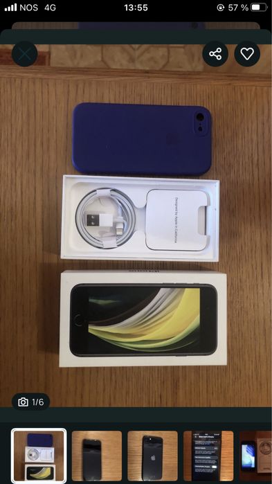 Iphone SE de 2020 com 128GB