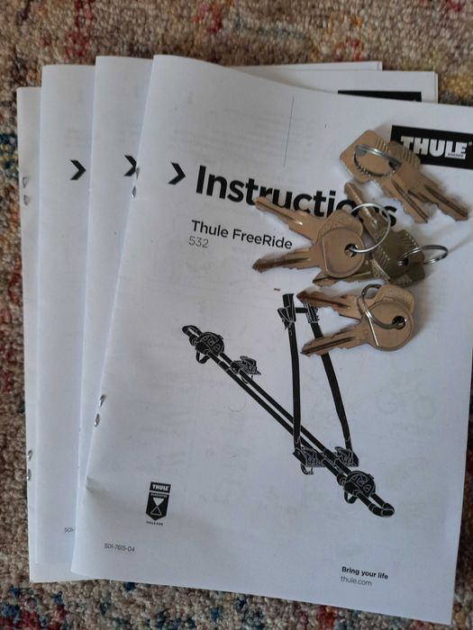 Bagażnik  rowerowy na dach Thule 532