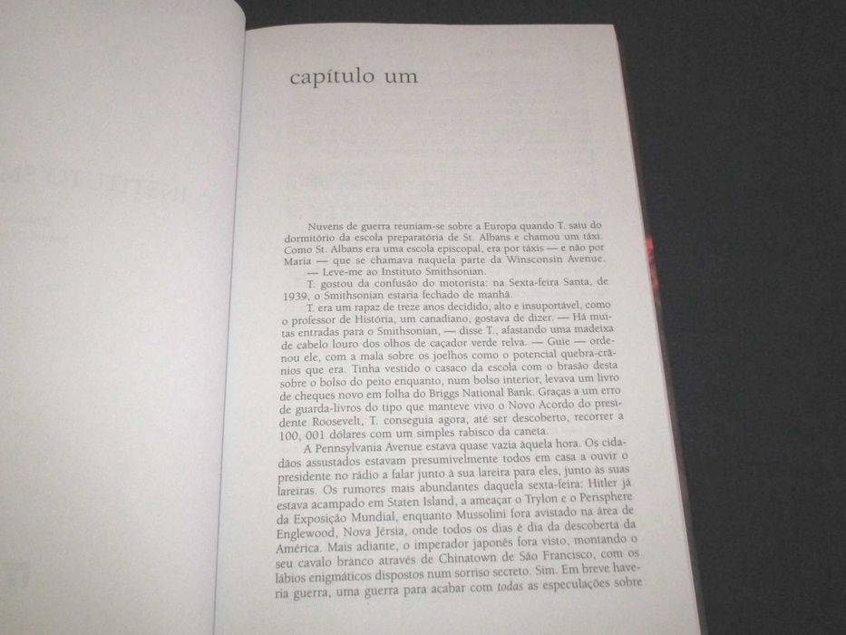 Livro O Instituto Smithsonian Gore Vidal 1ª edição