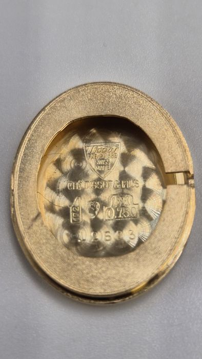 Złoty  Damski zegarek Tissot próba  750