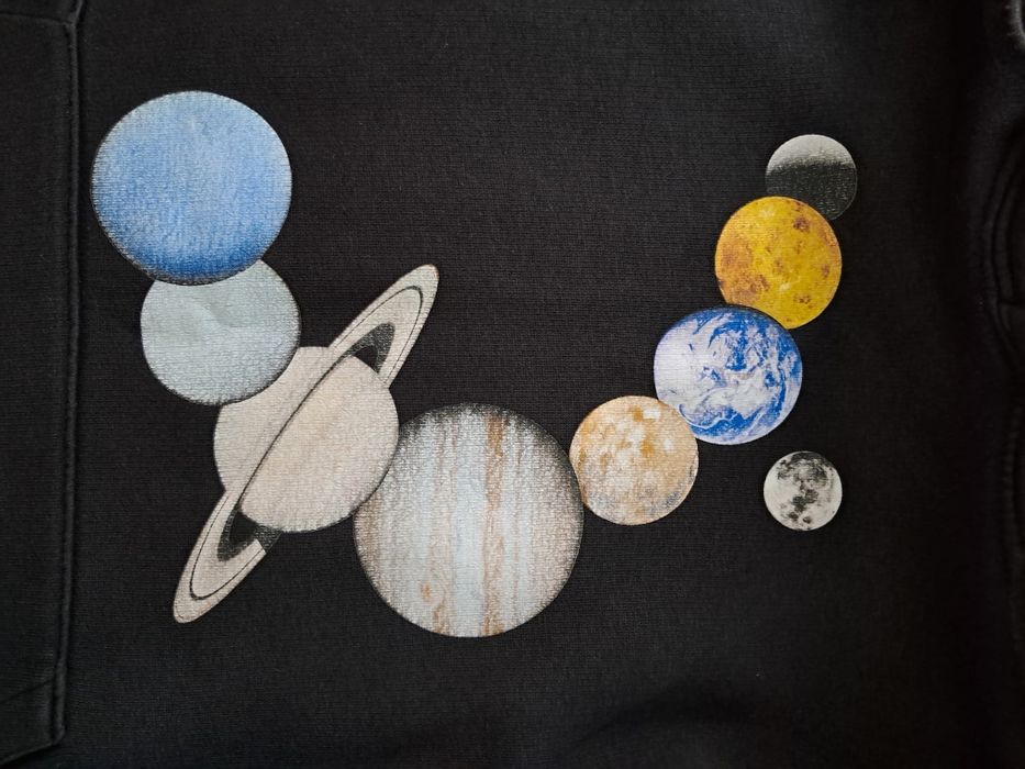 Bluza z kapturem chłopięca planety r.XS