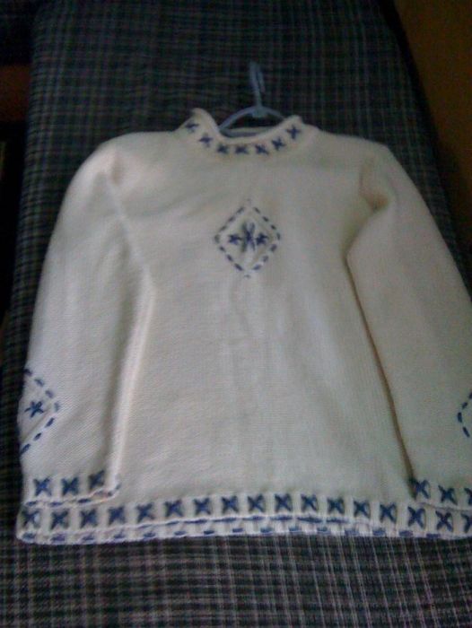 sweterek ciepły wełniany