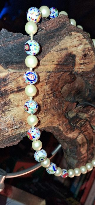 Perły mieszane z millafiori