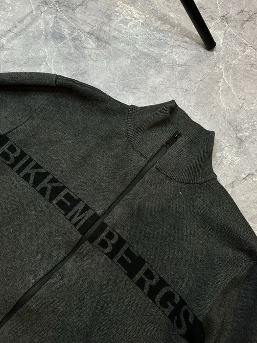 Коттоновый зип свитер Bikkembergs Big Logo Оригінал | Новий