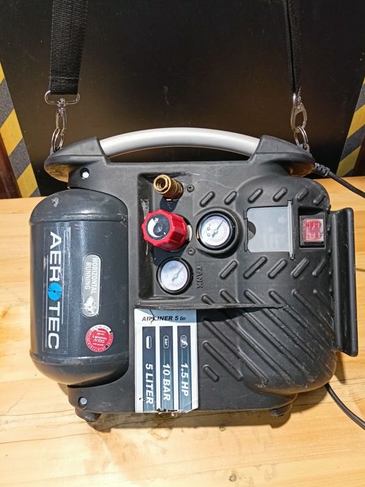 Kompresor bezolejowy, sprężarka bezolejowa warsztatowa 10bar