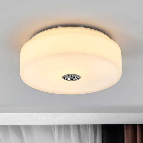 Plafonier MINI BUTTON Branco Opal da Flos (Original e Novo)