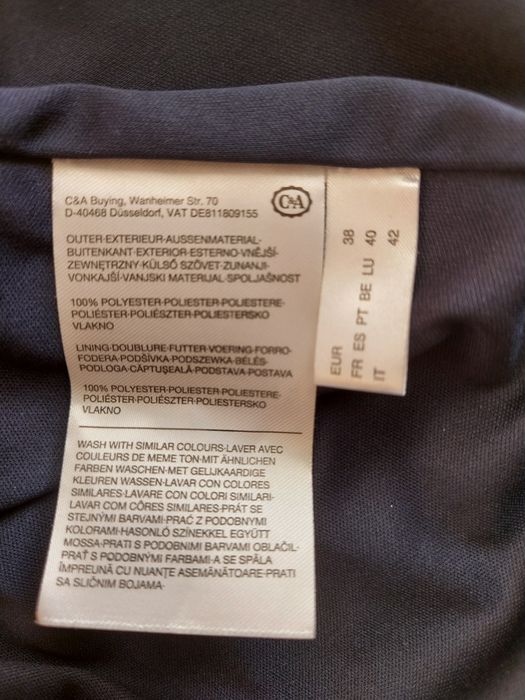 Sukienka granatowa roz 38