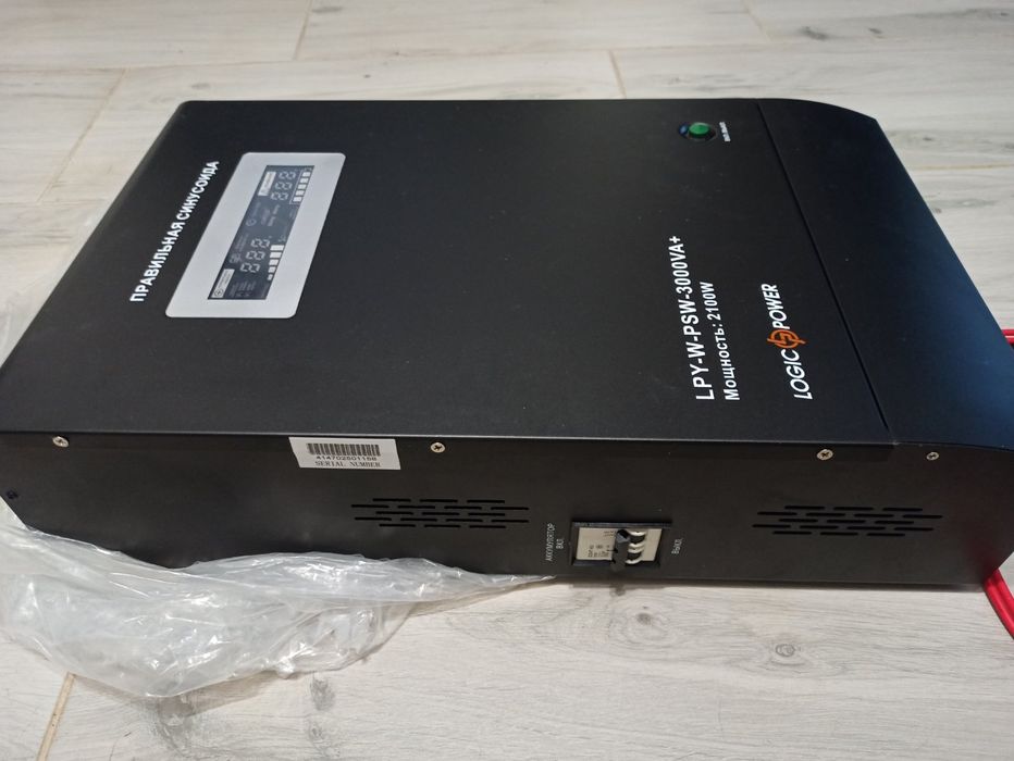 ДБЖ LogicPower LPY-W-PSW-3000VA+ Потужність: 2100W 48В