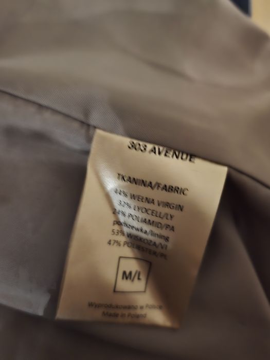 Nowa Marynarka wełniana Ethel 303 Avenue