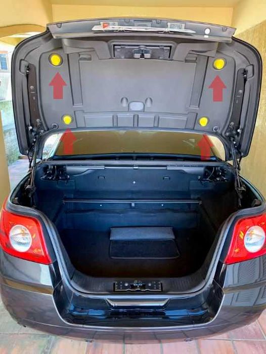 Batente interior mala bagageira Renault Megane 2 cabriolet