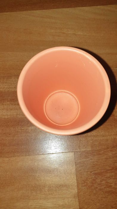 Osłonka, doniczka gliniana, ceramiczna, szkliwiona