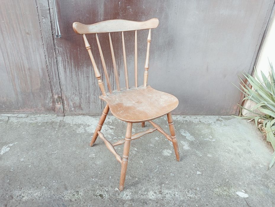 Stare Krzesło Drewniane Patyczak PRL Thonet Aga Jar Gięte Typ 233