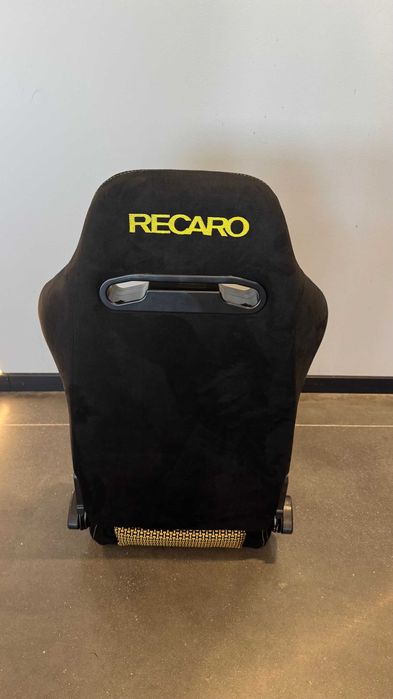Baquer tipo Recaro Preta e Amarela