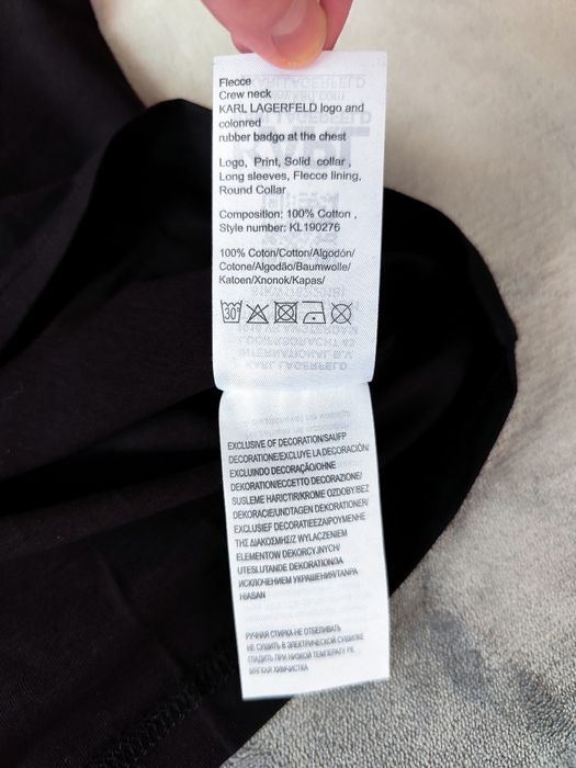 Koszulka męska T-shirt Karl Lagerfeld czarny nowy