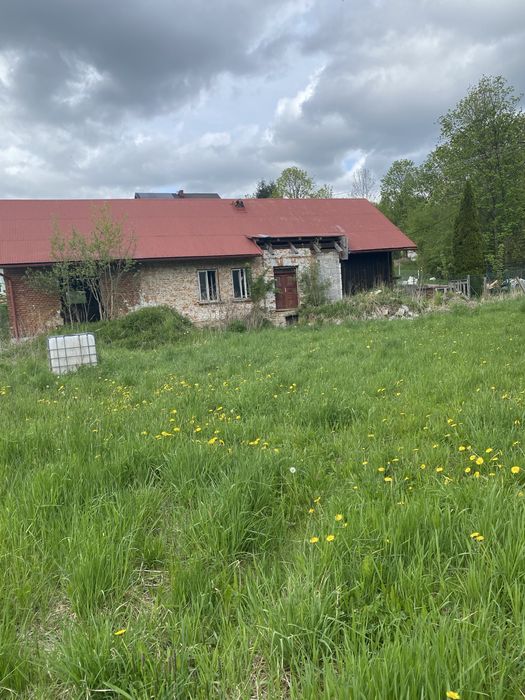 Działka budowlano-rolna z domem do remontu - Widok 2