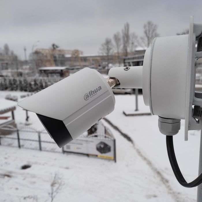 Установка монтаж видеонаблюдения, ip камер. Відеоспостереження