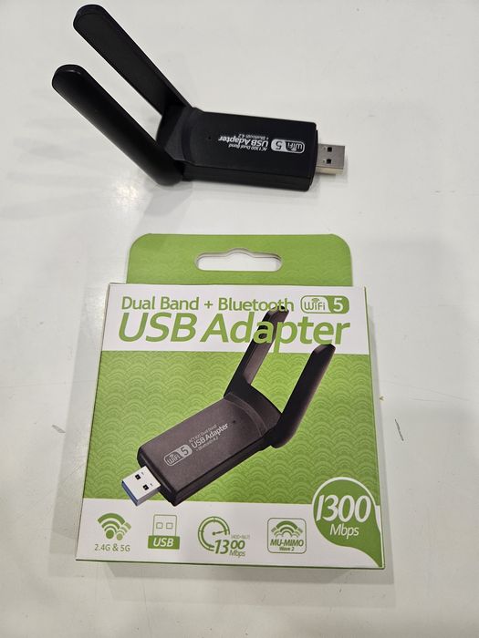 Двохдіапазонний USB WiFi адаптер 1300 Mbps Dual Band 2.4G/5G