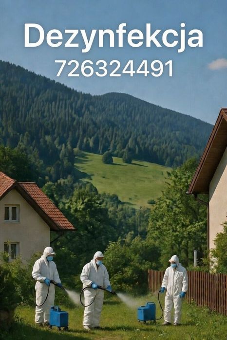Dezynsekcja terenów zewnętrznych – odkomarzanie – odkleszczanie