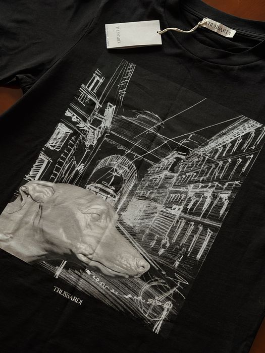 Футболка Trussardi чоловіча оригінал XL /L