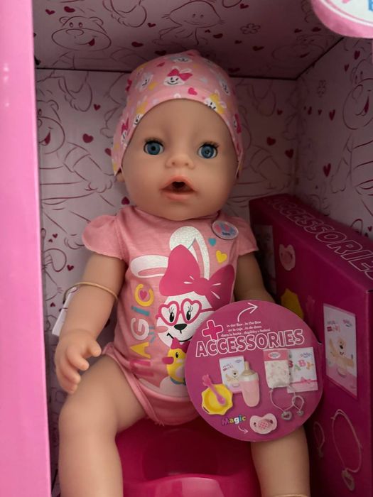 Лялька Zapf Baby Born бейбі борн 43 см чарівна дівчинка magic girl