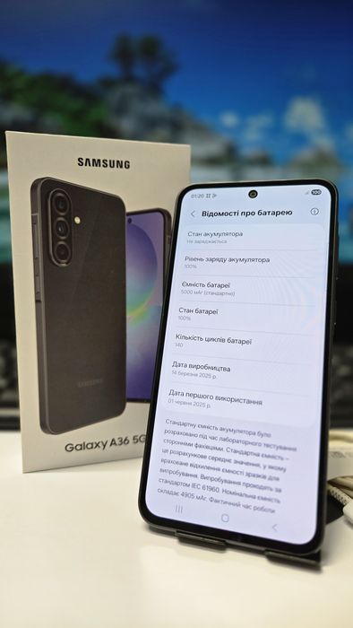 Samsung А36 8/256Gb, офіційний