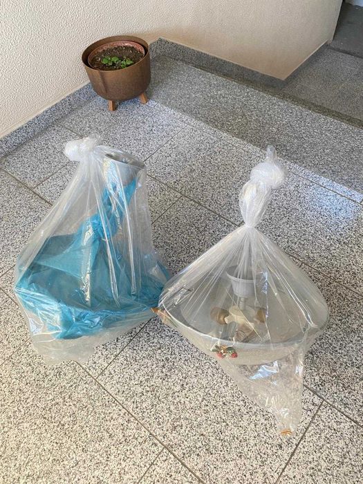 2 Candeeiros cinza de cozinha