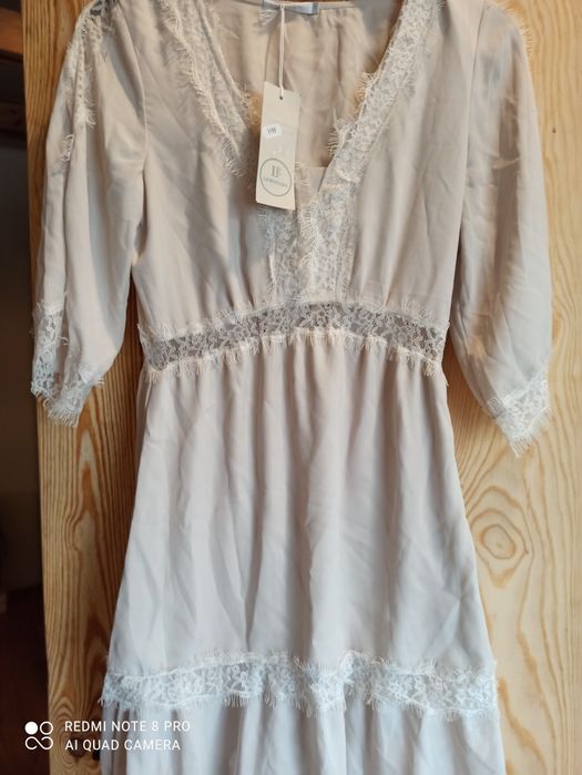 Nowa sukienka Lemonada koronka szyfon 38