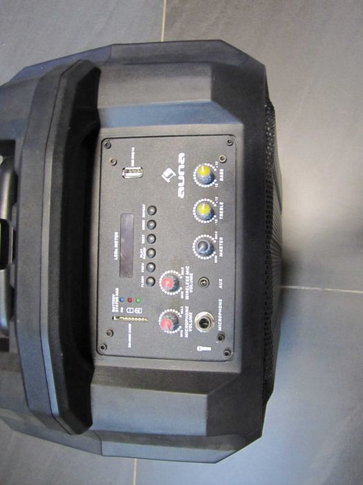 Głośnik przenośny karaoke akumulatorowy Bluetooth USB Auna Moving