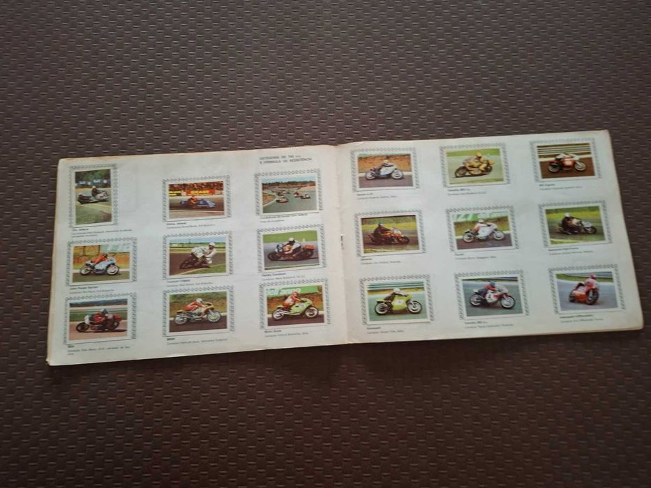 Motorismo caderneta completa (anos 70)