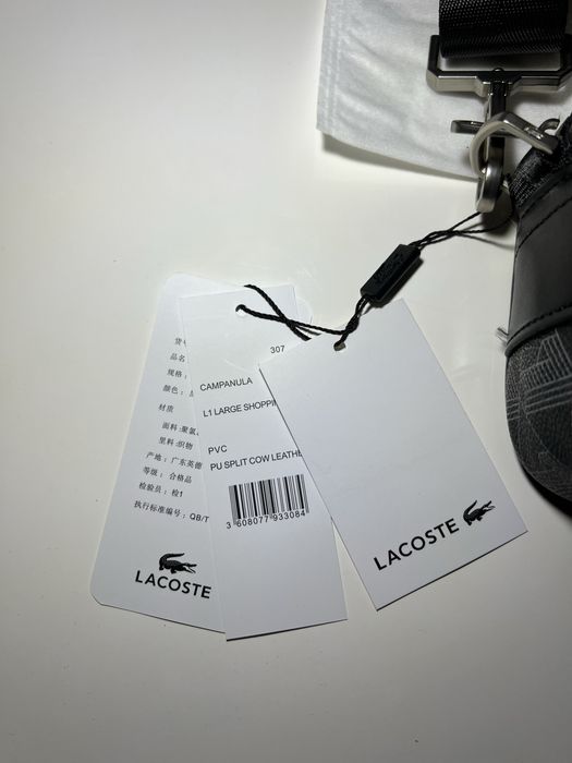 Сумка Lacoste Monogram бананка лакоста монограм чоловіча сумка на плеч