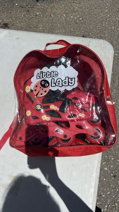 Conjunto mala patins e proteções