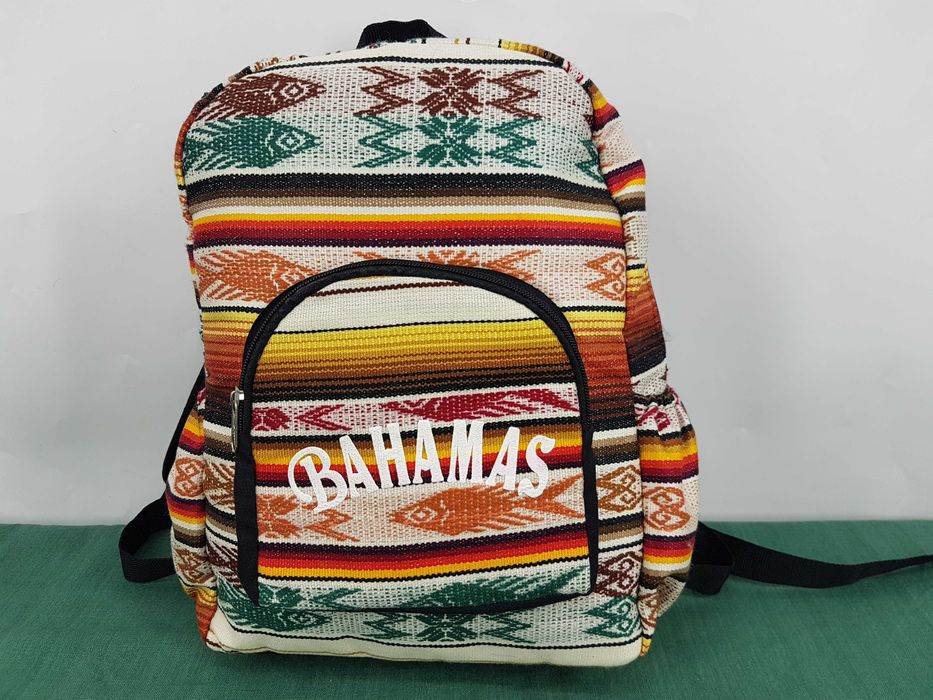Тканинний рюкзак з візерунком в етнічному стилі Bahamas