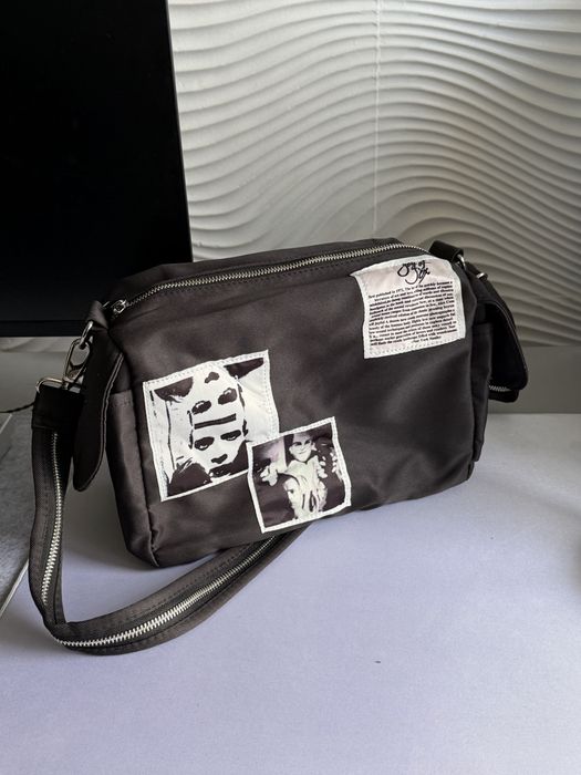 Сумка bag рюкзак портфель enfants чарез плече мессенджер y2k y-3 erd ерд єрд богатые дети в депресии depressed chrome хром ю2к вай ту