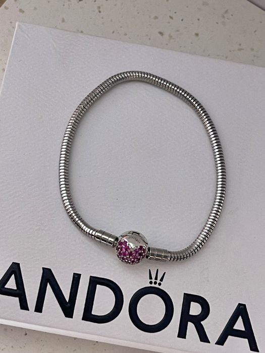 Nowa bransoletka Pandora srebrna