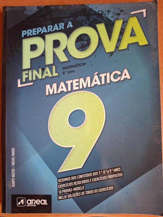 Preparar a Prova Final Matemática - 9º Ano - Areal Editores