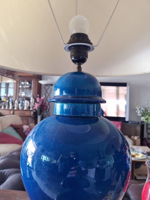 Lampy ceramiczne z Francji lata 1950
