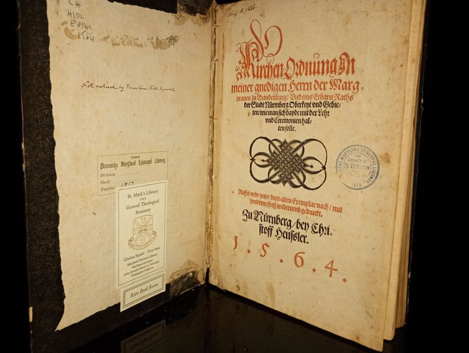 Starodruki 1564 Porządek Kościelny + Katechizm Dla Dzieci - Norymberga