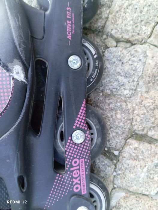 Vários pares Patins Oxelo linha troco