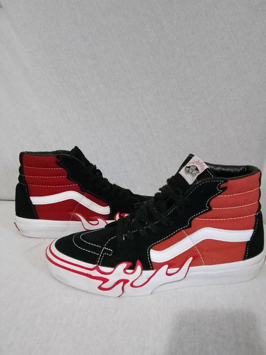 Vans Sk8-Hi z motywem płomieni