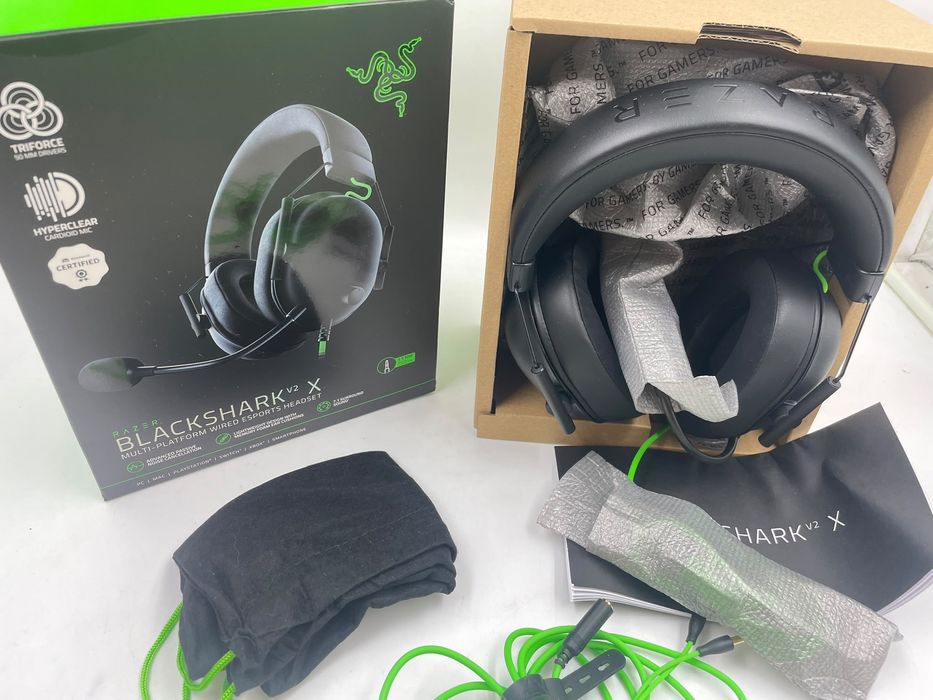 Przewodowy zestaw słuchawkowy dla graczy Razer BlackShark V2 X