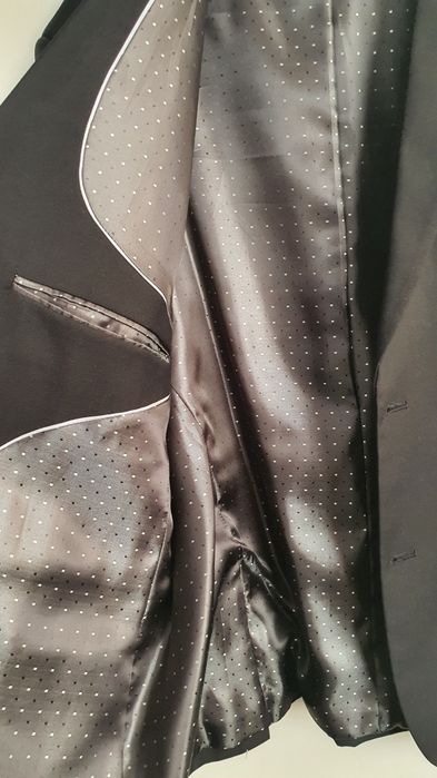 Garnitur czarny 170x60x110