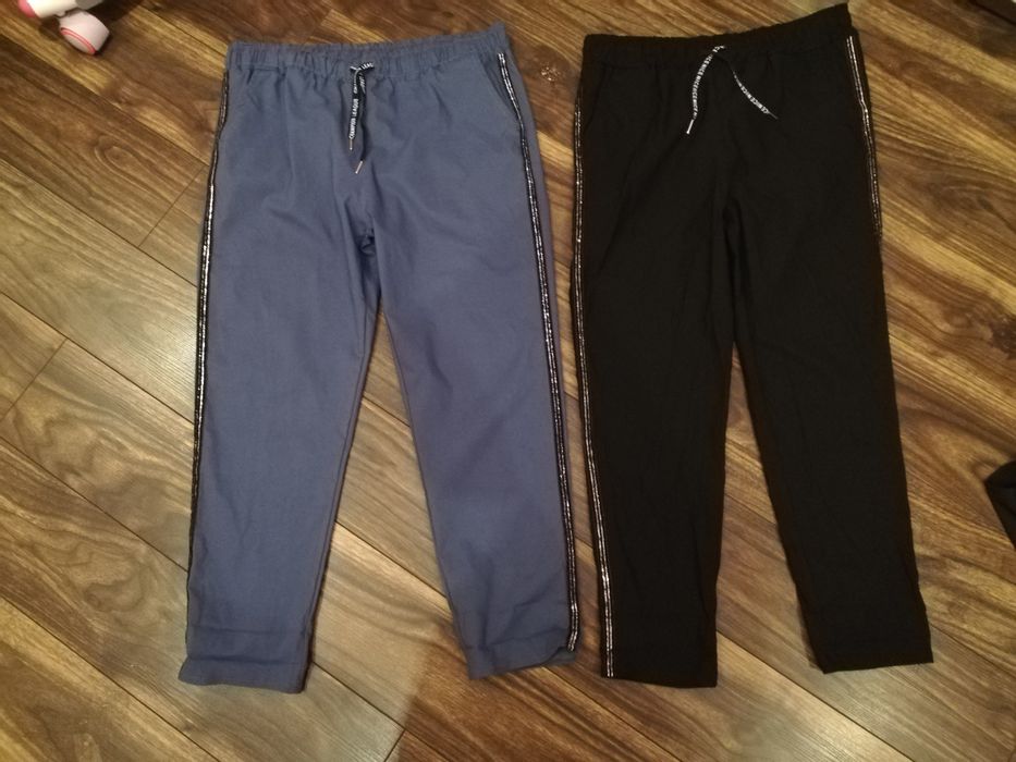 Spodnie z lampasem 5 XL kolor  jeansowy NOWE