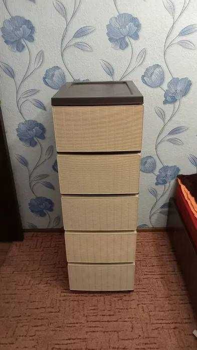 Комод пластиковий / пластиковый комод — компактний, місткий, Акція