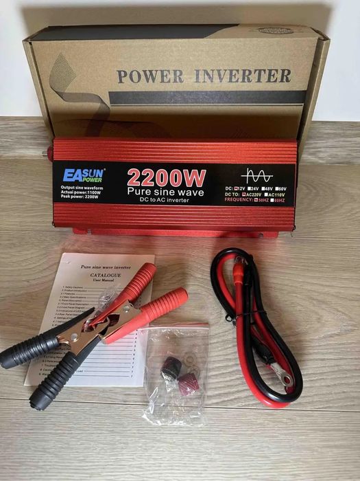 Инвертор 12 - 220 V Преобразователь Напряжения 1500 W