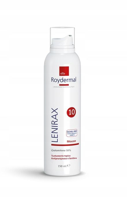 pianka lenirax 10% crotamiton 150 ml świąd świerzb