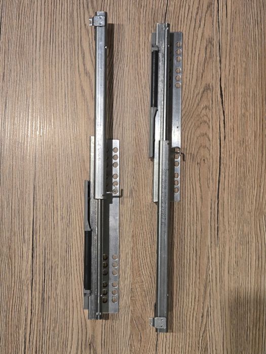 Prowadnice do szuflad z cichym domykiem