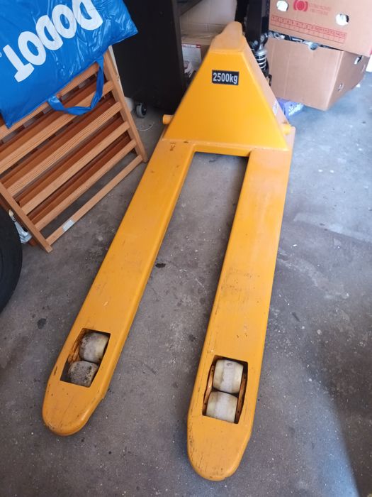 Portapaletes porta-paletes pallet carrier uso impecavel