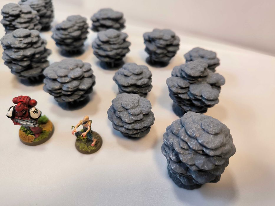 Krzew (A) Pojedyncze zestaw Diorama Makieta Model