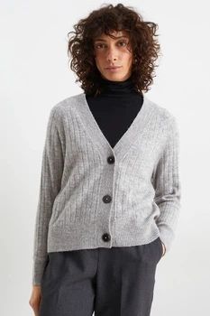 Сірий кардиган vero moda