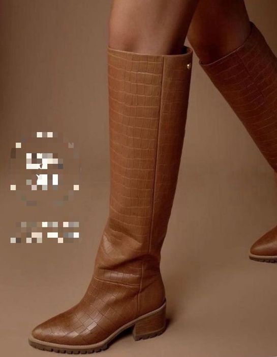 Botas croco Camel da Ruika